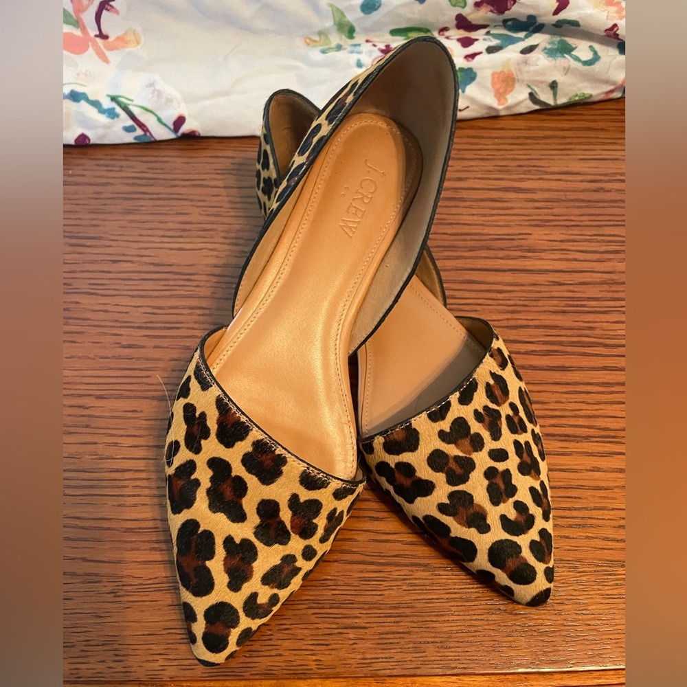 J Crew Factory Women’s D’Orsay pointed toe flats